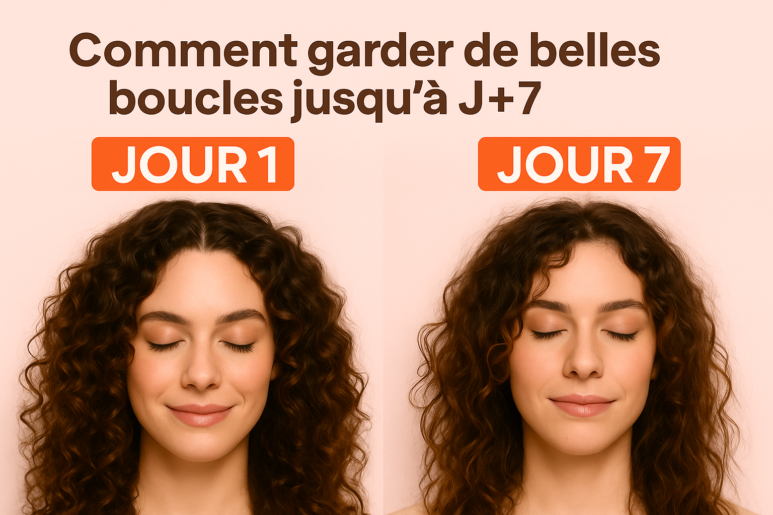 Comment garder de belles boucles jusqu’à J+7 ? Conseils experts pour une semaine complète de définition