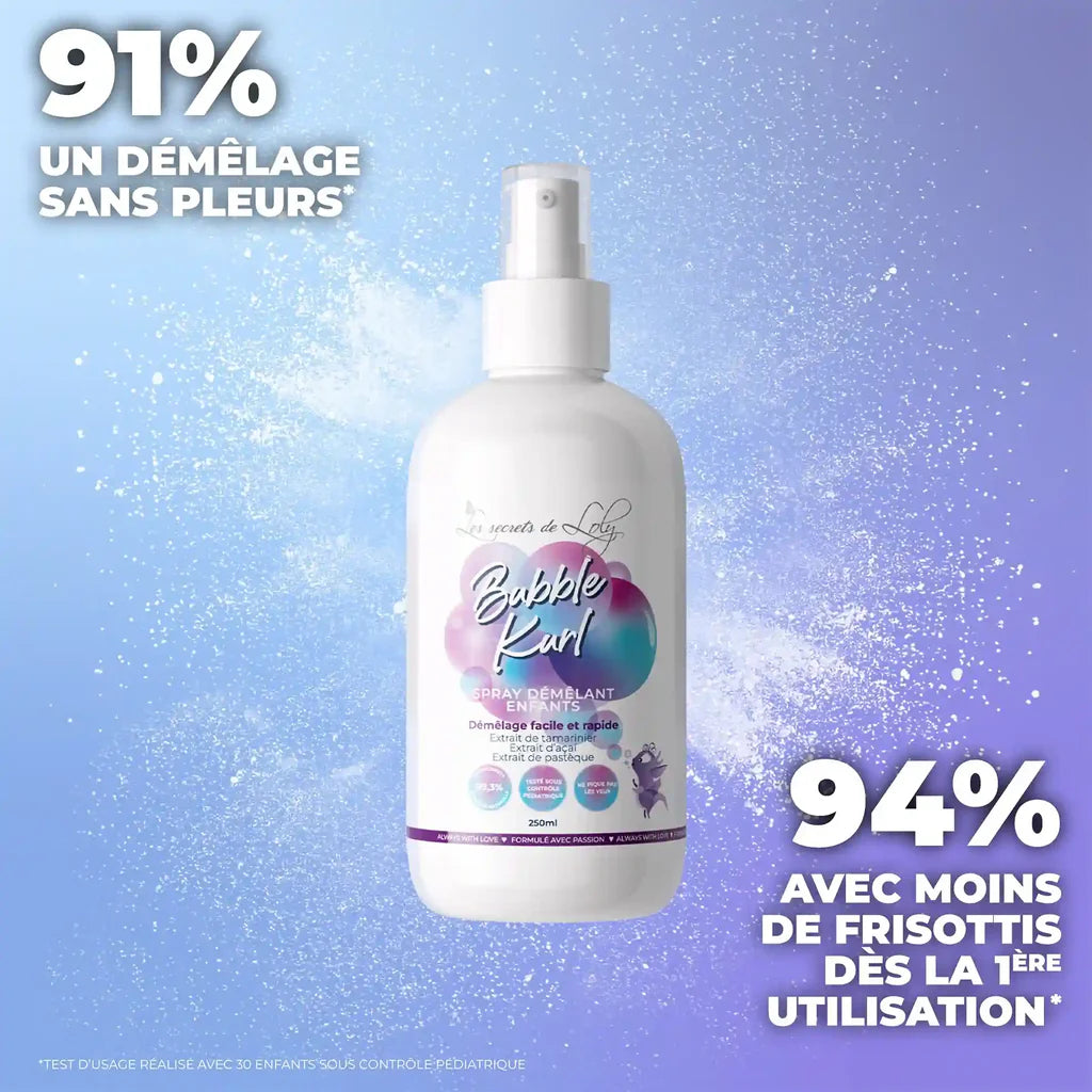 Bubble Kurl Spray Démêlant Enfants - Les Secrets de Loly