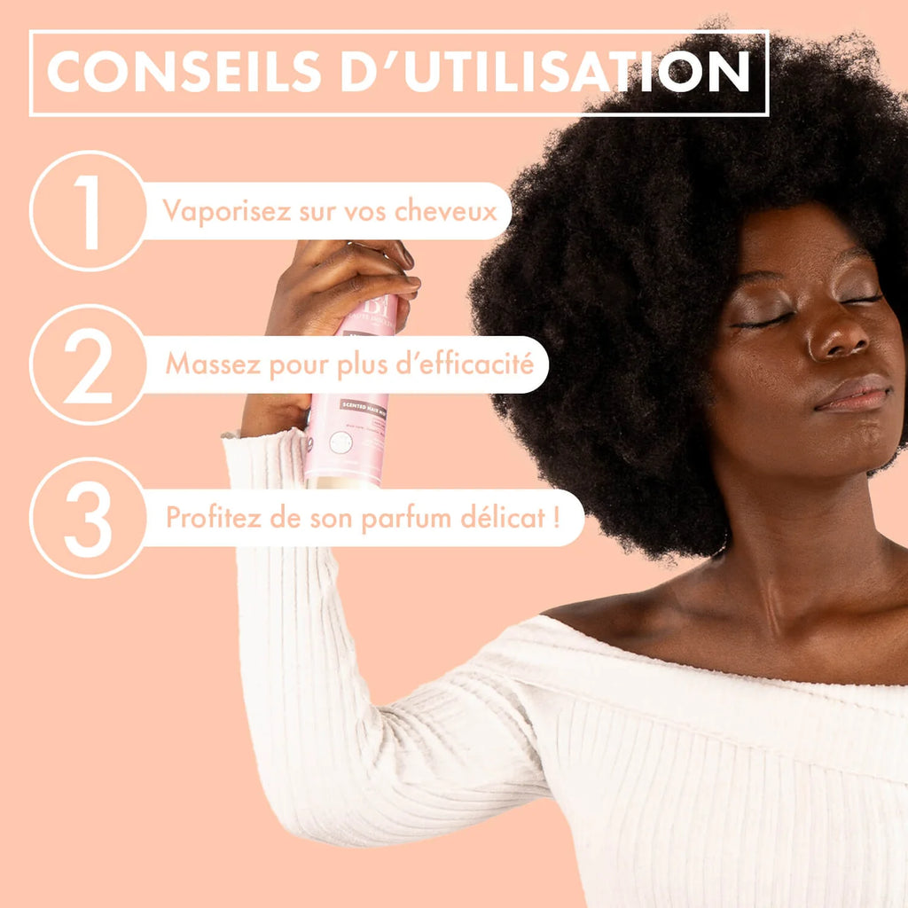 Brume Parfumée Capillaire – Hydratante Apaisante Aloe Vera Camélia & Myrrhe