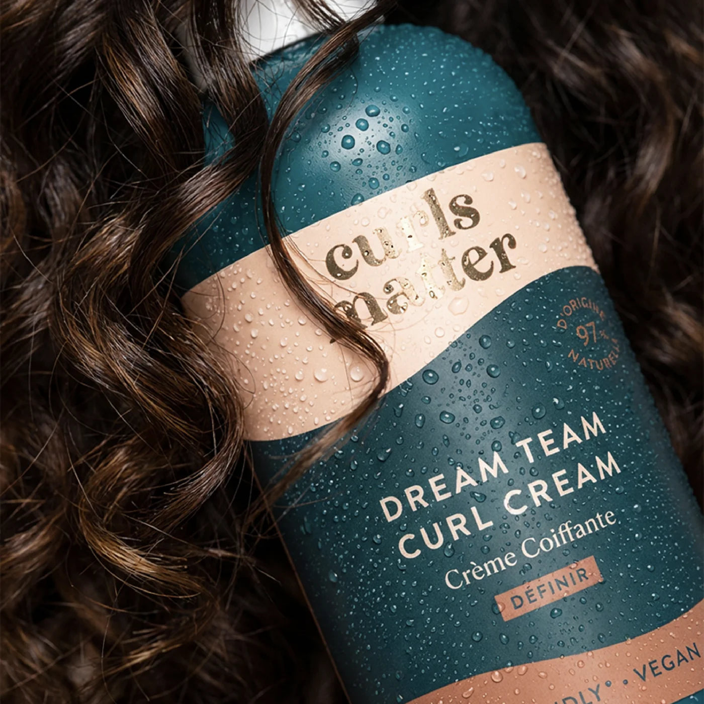 Dream Team Curl Cream – Crème Coiffante Définition Brillance & Anti-Frisottis