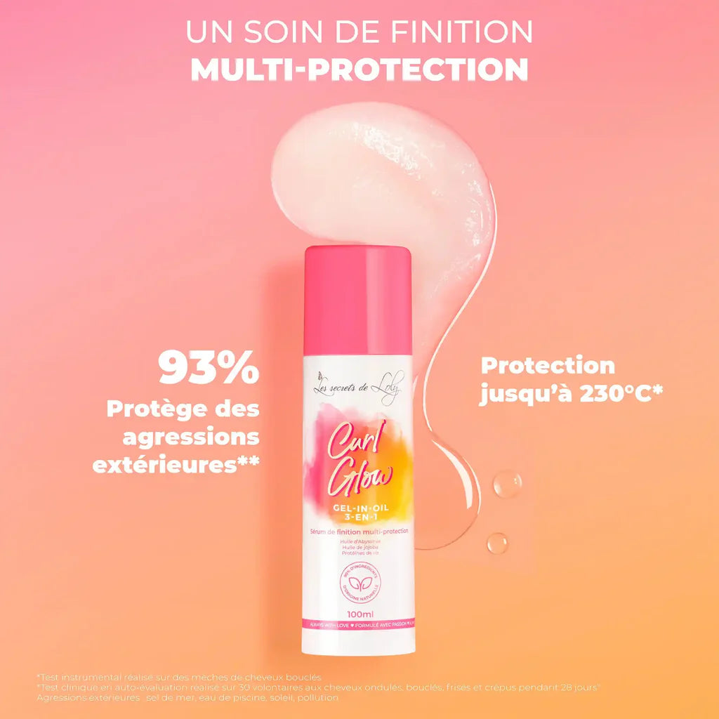 Curl Glow Sérum de finition multi‑protection – Les Secrets de Loly