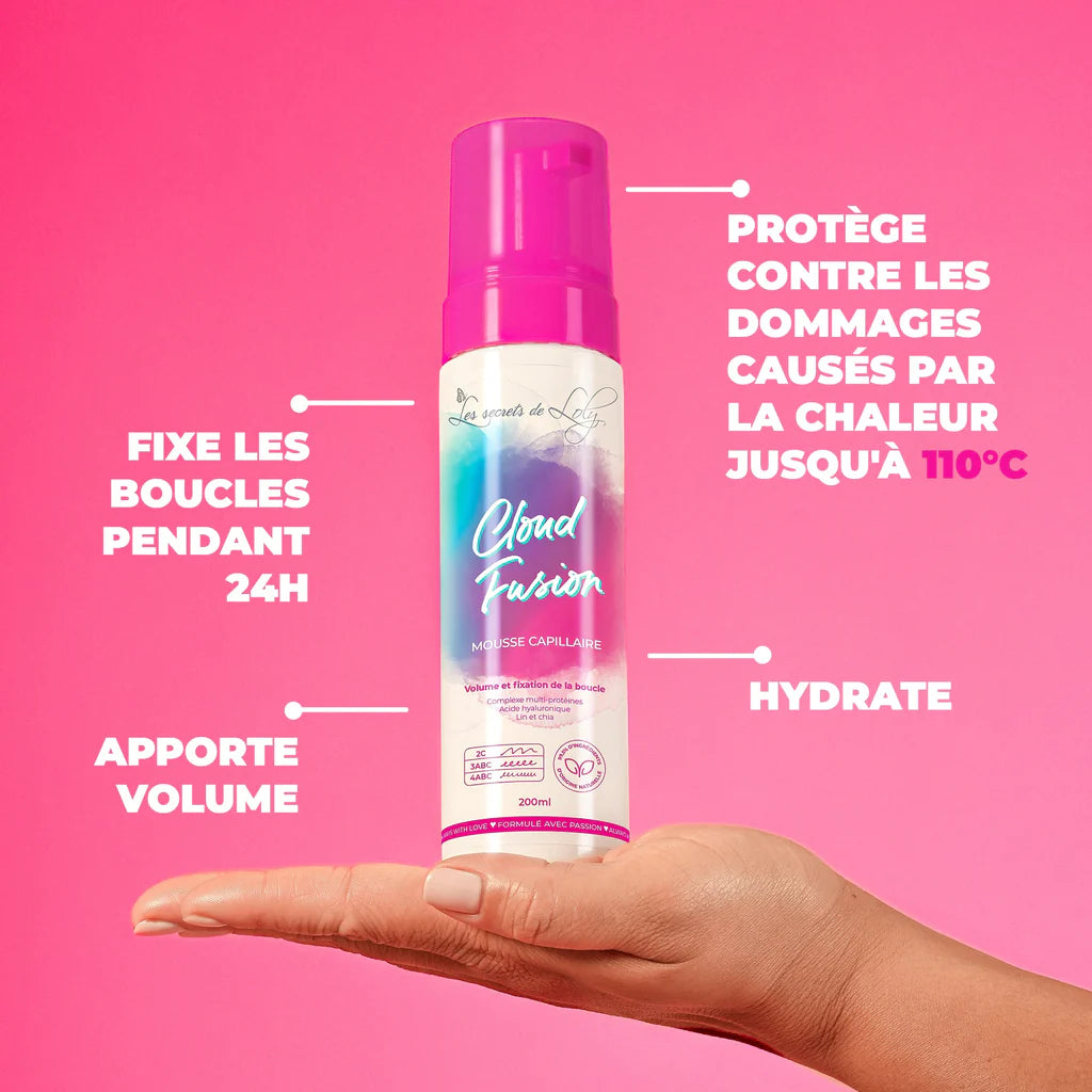 Mousse Capillaire Cloud Fusion - Les Secrets de Loly