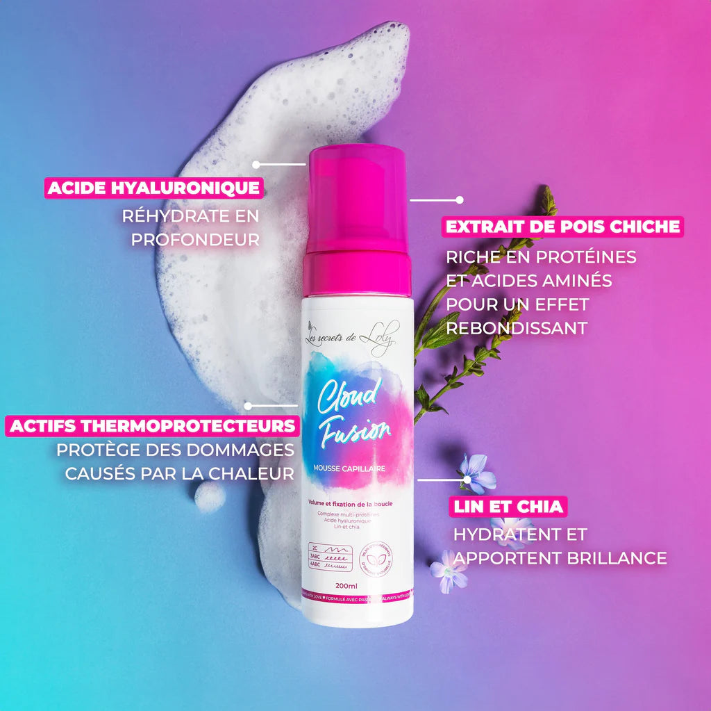 Mousse Capillaire Cloud Fusion - Les Secrets de Loly