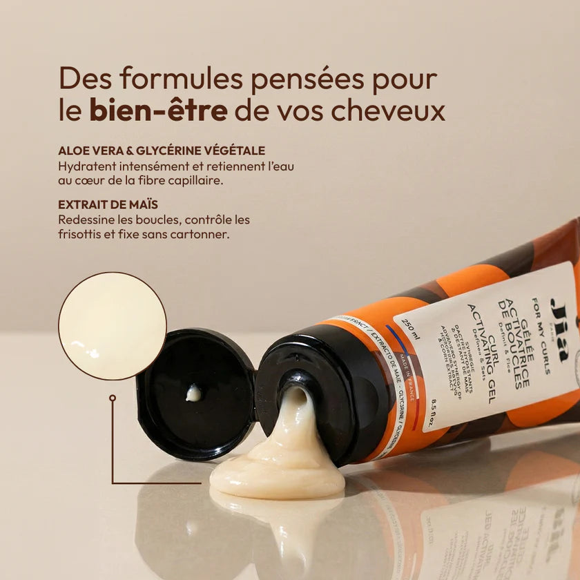 Gelée Activatrice de Boucles – Fixation Longue Durée & Anti-Frisottis