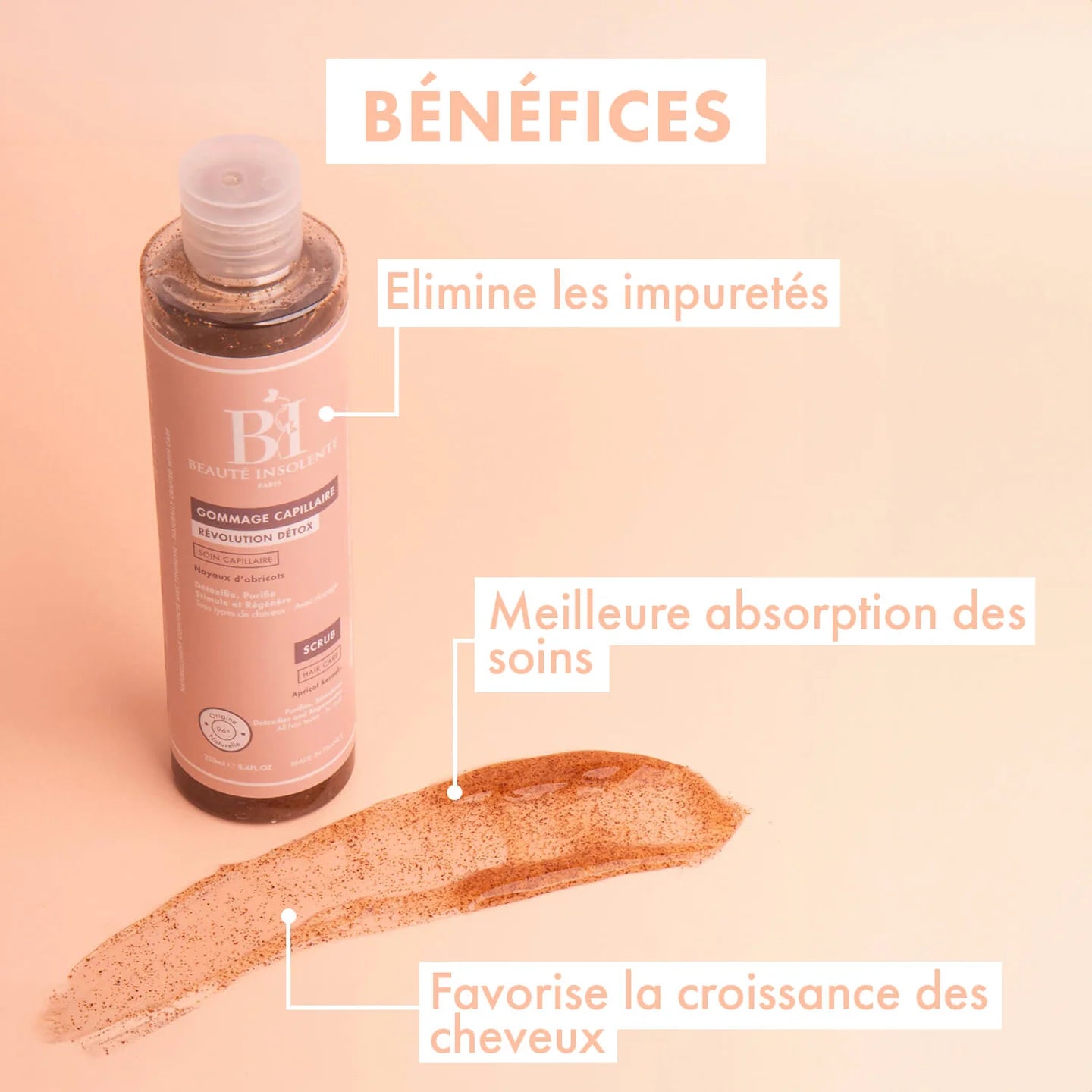 Gommage Capillaire Exfoliant – Détox Cuir Chevelu & Anti-Pellicules