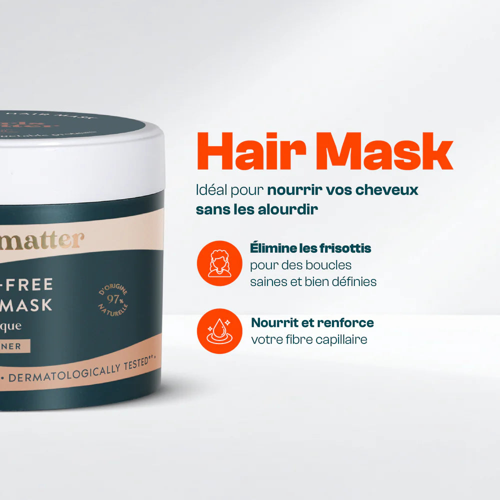 Frizz-Free Hair Mask – Masque Anti-Frisottis Nourrissant & Définissant