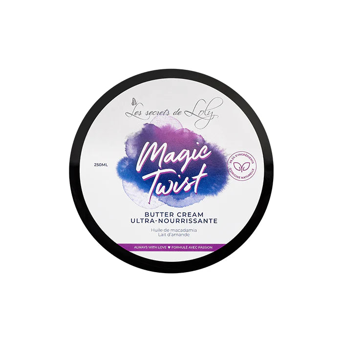 Magic Twist Crème Coiffante – Nutrition & Définition pour Twist Out / Braid Out- Les Secrets de Loly