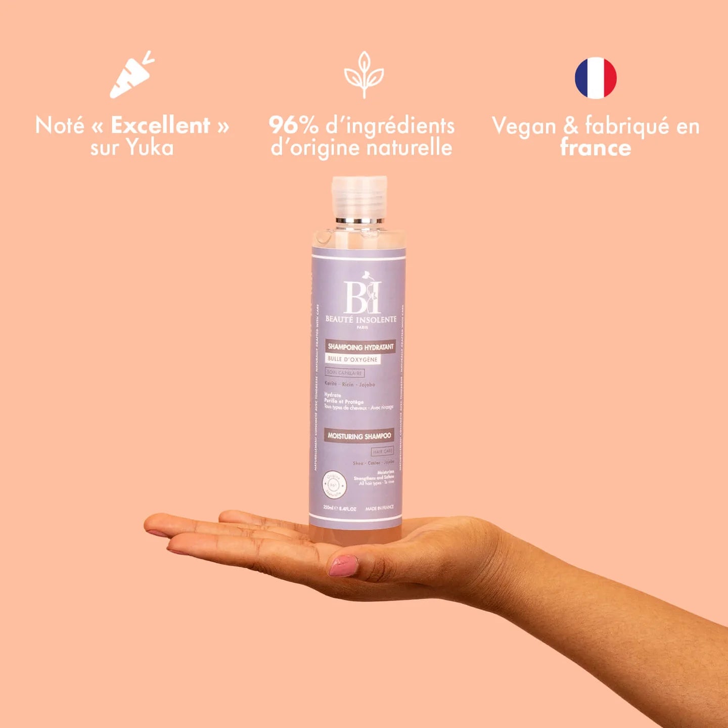 Shampoing Hydratant – Nettoyant Doux Hydratation & Protection Profondes