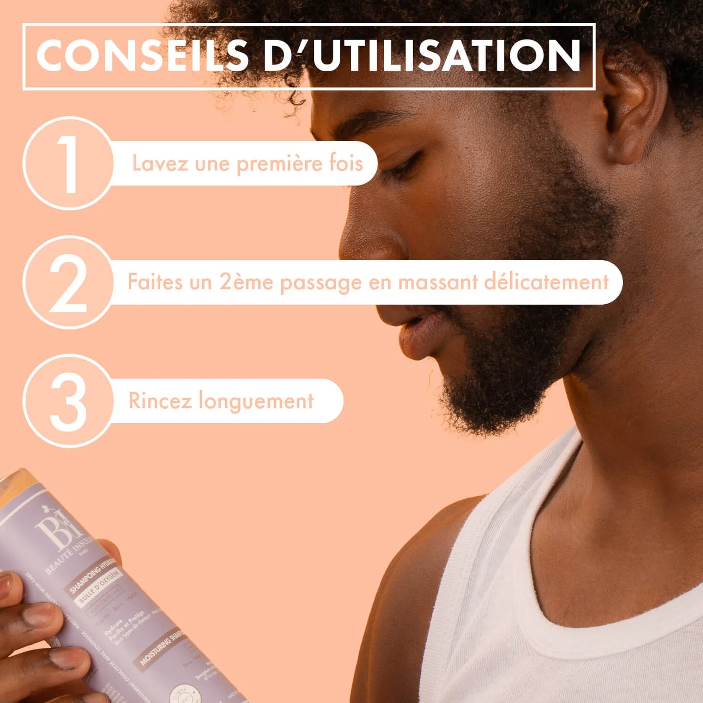 Shampoing Hydratant – Nettoyant Doux Hydratation & Protection Profondes
