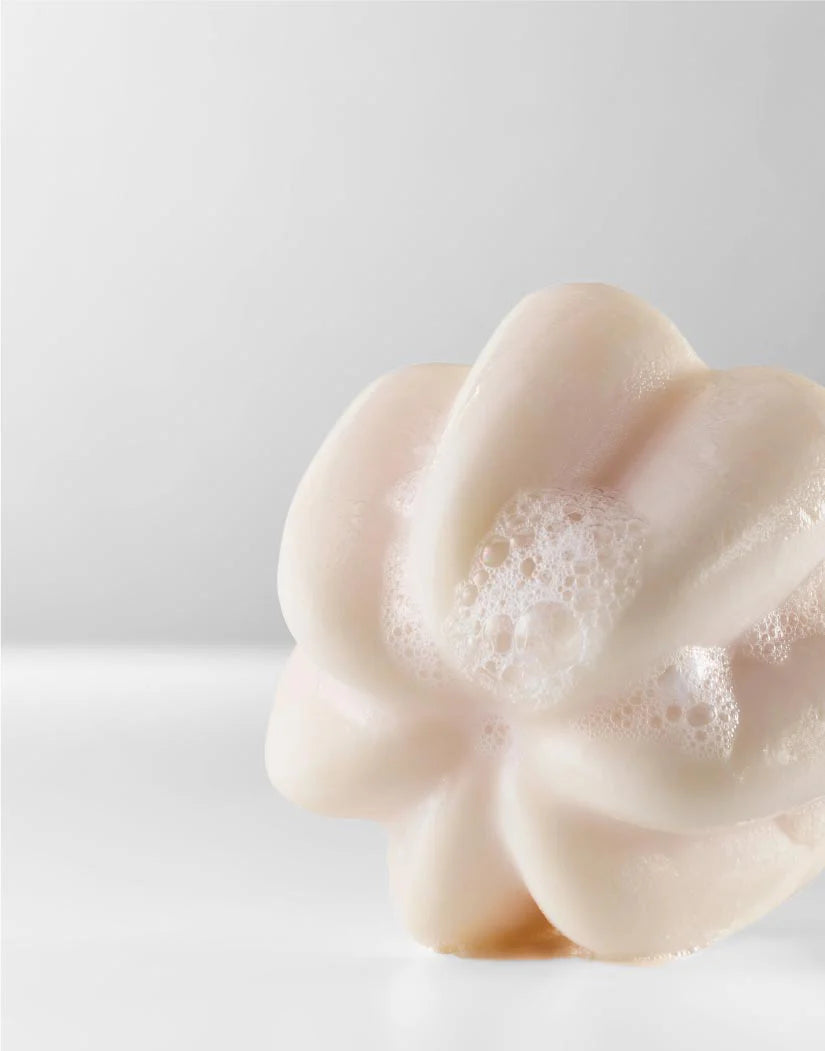 Shampoing Doux Solide – Nettoyant Ultra-Doux Beurre de Prune & Amande Douce
