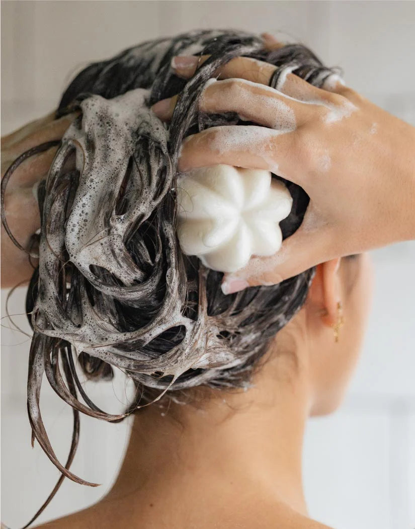 Shampoing Doux Solide – Nettoyant Ultra-Doux Beurre de Prune & Amande Douce