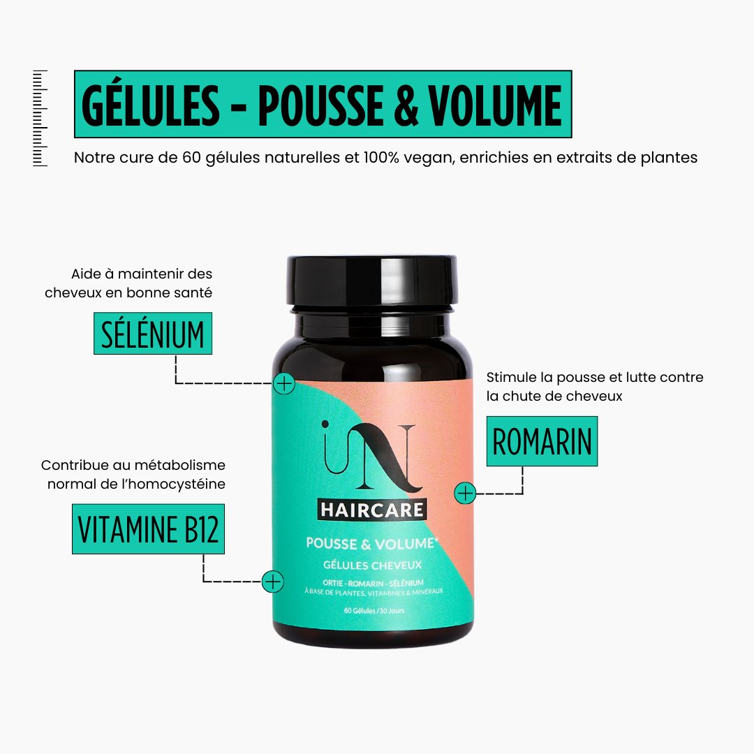 Complément Alimentaire Pousse de Cheveux – InHaircare