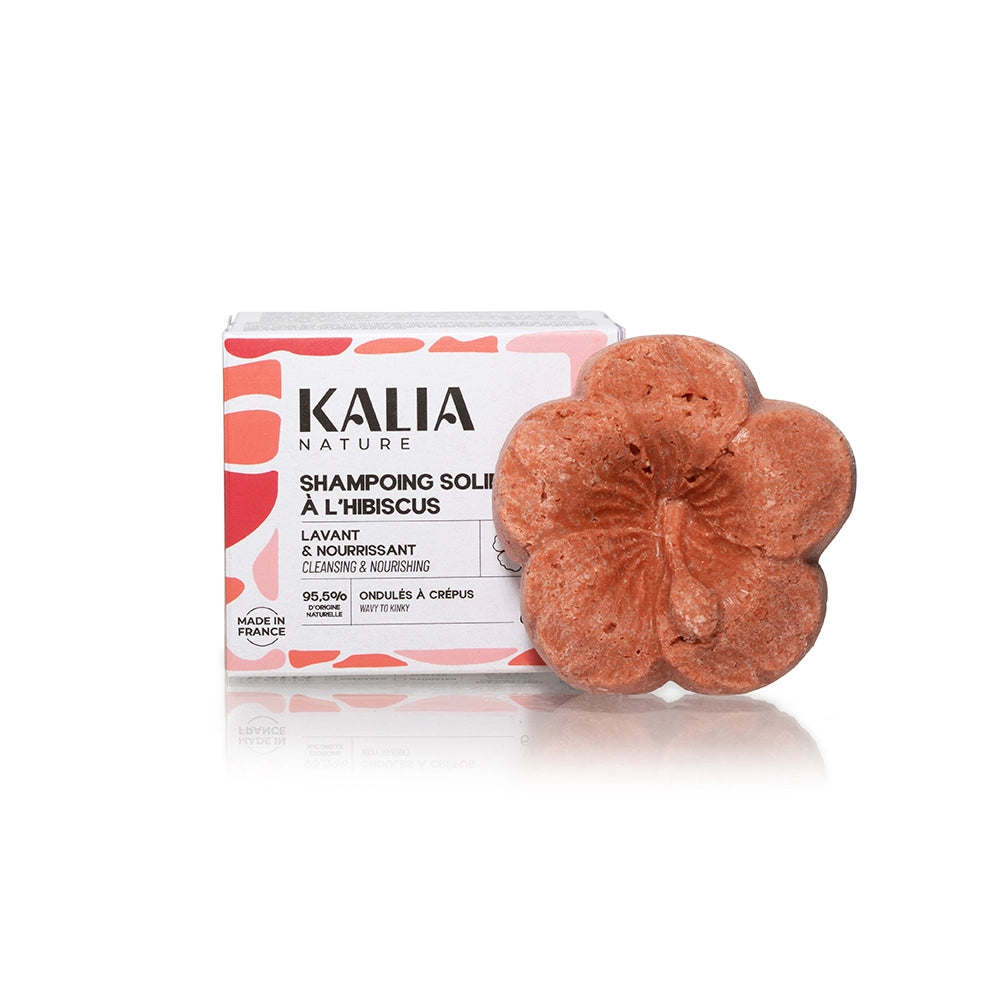 Shampoing solide à l’Hibiscus – Nettoyant doux & réparateur- Kalia Nature
